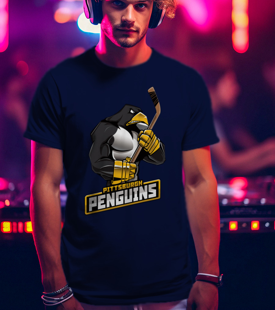 Pittsburgh Penguins Hockey Mascot T-Shirt