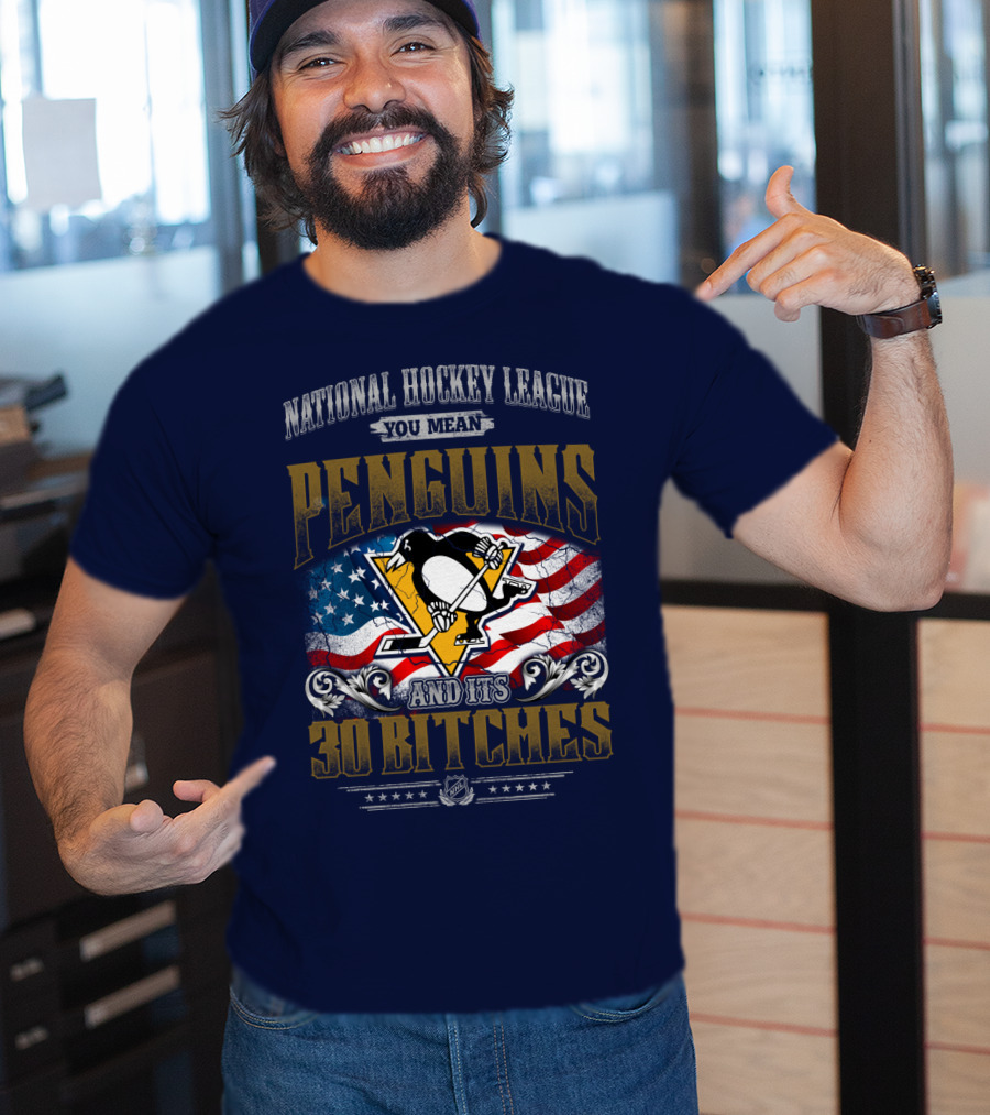 National Hockey League You Mean Penguins And Its 30 Bitches T-Shirt