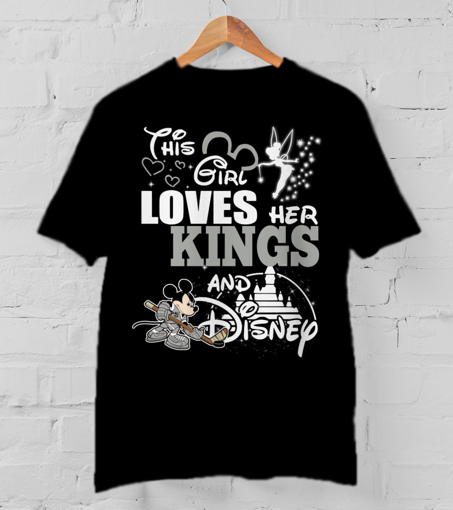 This Girl Loves Her Kings And Disney T-Shirt