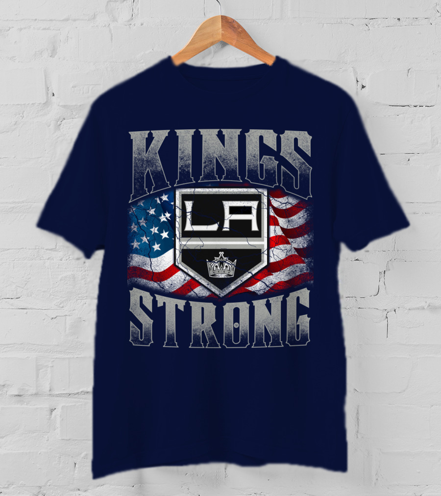 Kings Strong La American Flag T-Shirt
