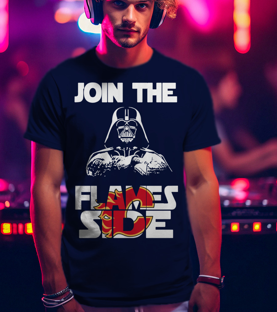 Join The Flames Side Calgary Flames T-Shirt