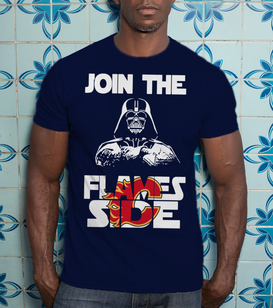 Join The Flames Side Calgary Flames T-Shirt