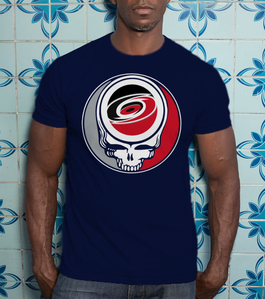 Carolina Hurricanes Grateful Dead Skull T-Shirt