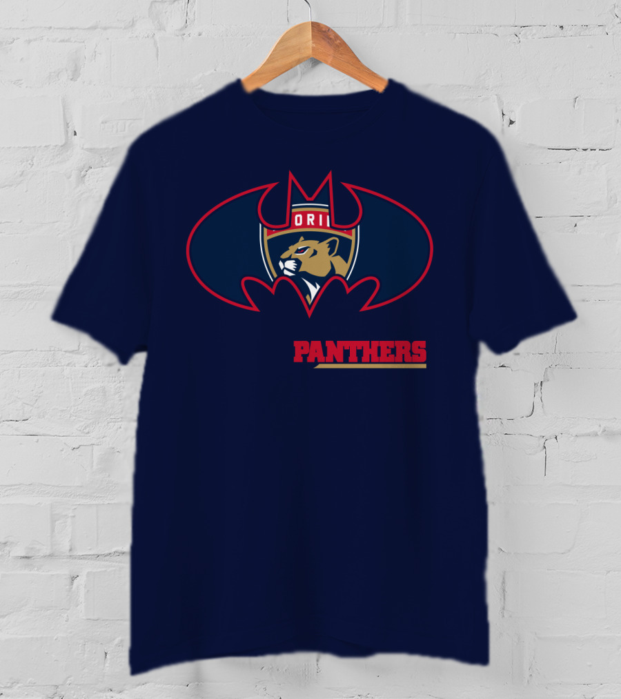 Florida Panthers Bat Symbol Badge T-Shirt