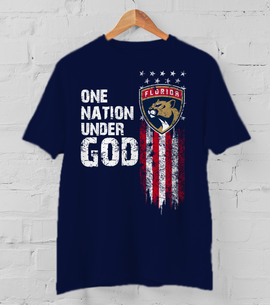 One Nation Under God Florida Panthers T-Shirt