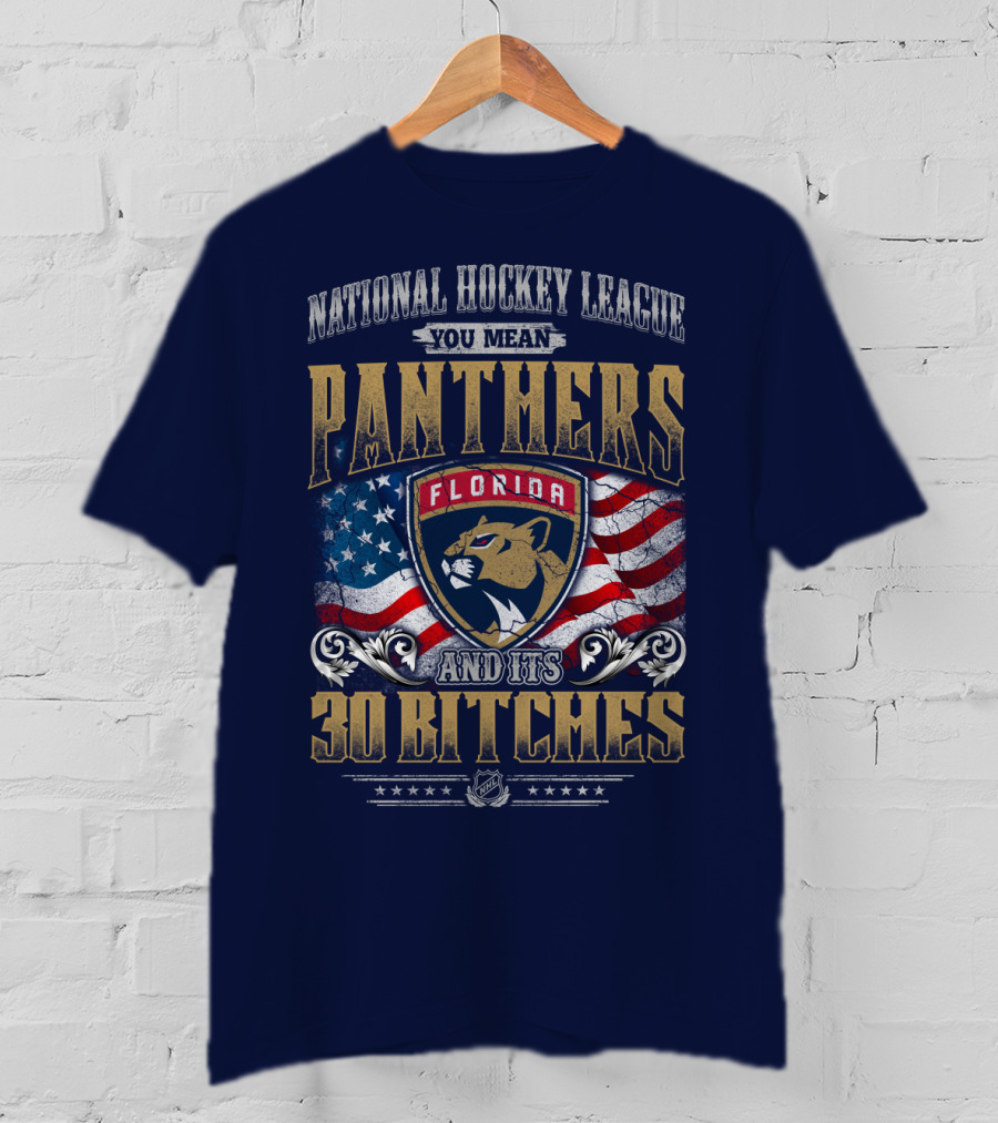 National Hockey League You Mean Florida Panthers And Its 30 Bitches T-Shirt