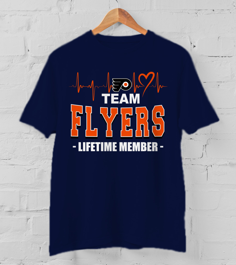 Team Flyers Philadelphia Lifetime Member T-Shirt
