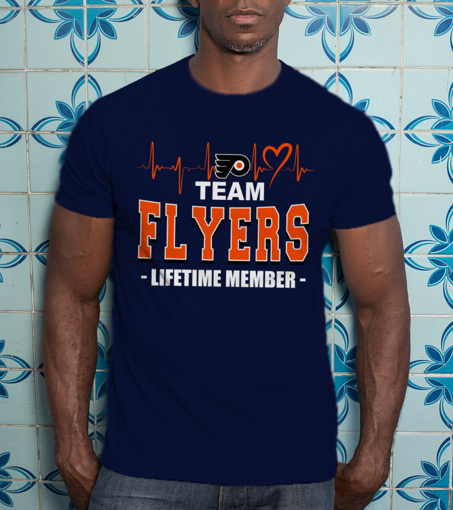 Team Flyers Philadelphia Lifetime Member T-Shirt