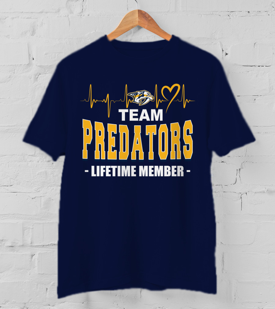 Team Predators Lifetime Member T-Shirt