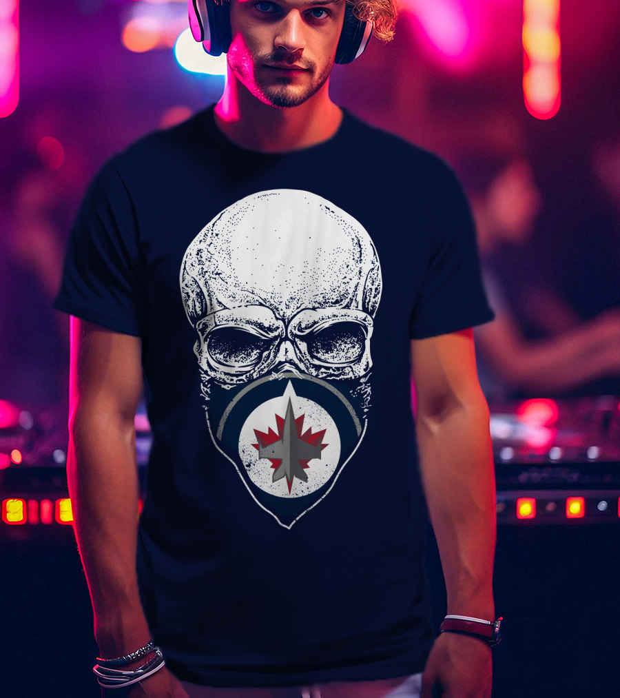 Winnipeg Jets Skull T-Shirt