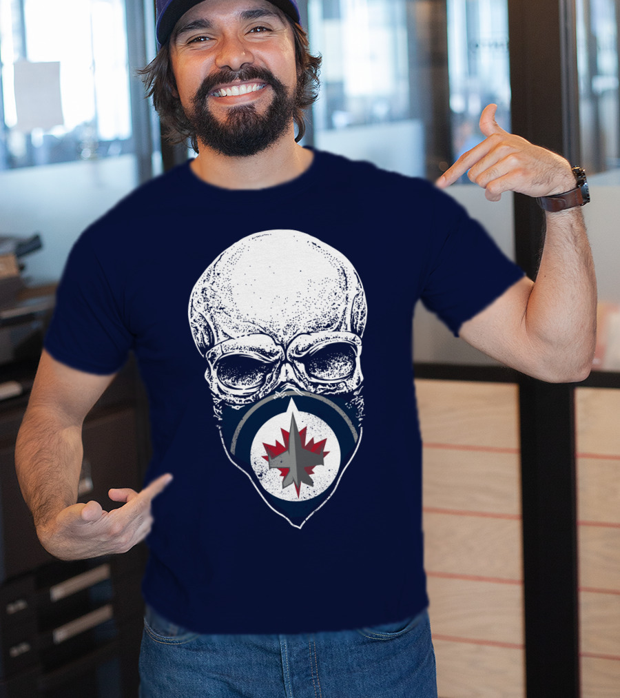 Winnipeg Jets Skull T-Shirt