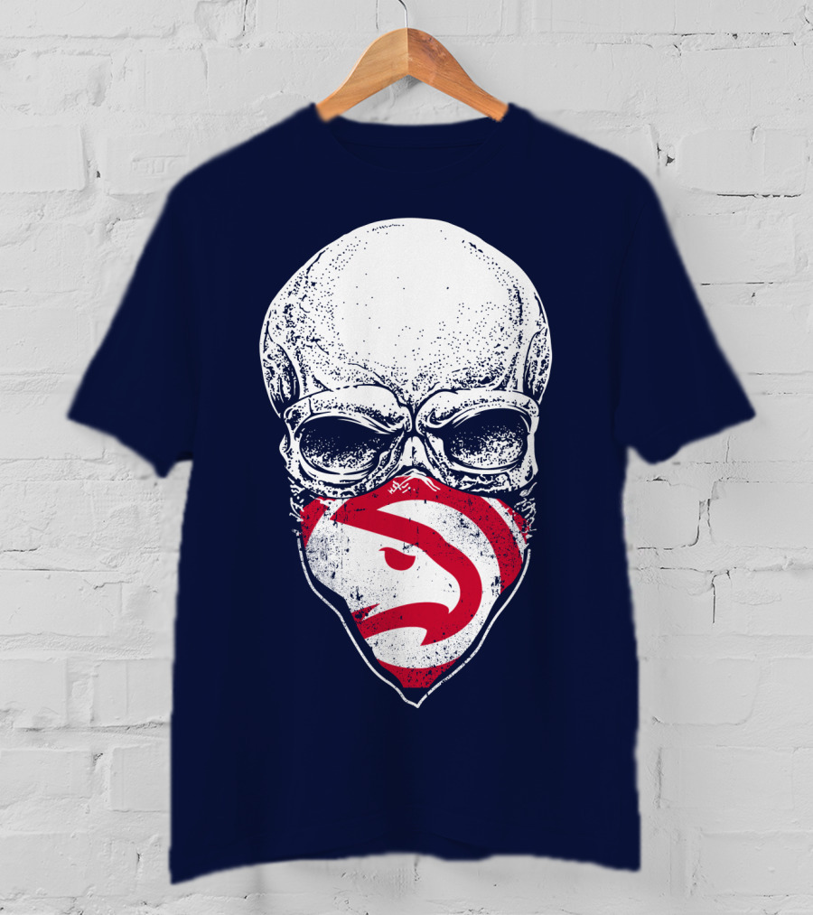Atlanta Hawks Skull T-Shirt