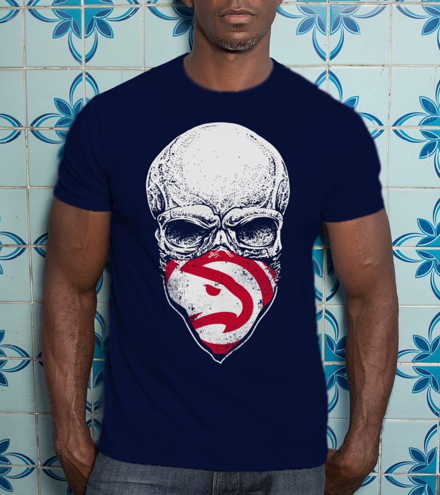 Atlanta Hawks Skull T-Shirt