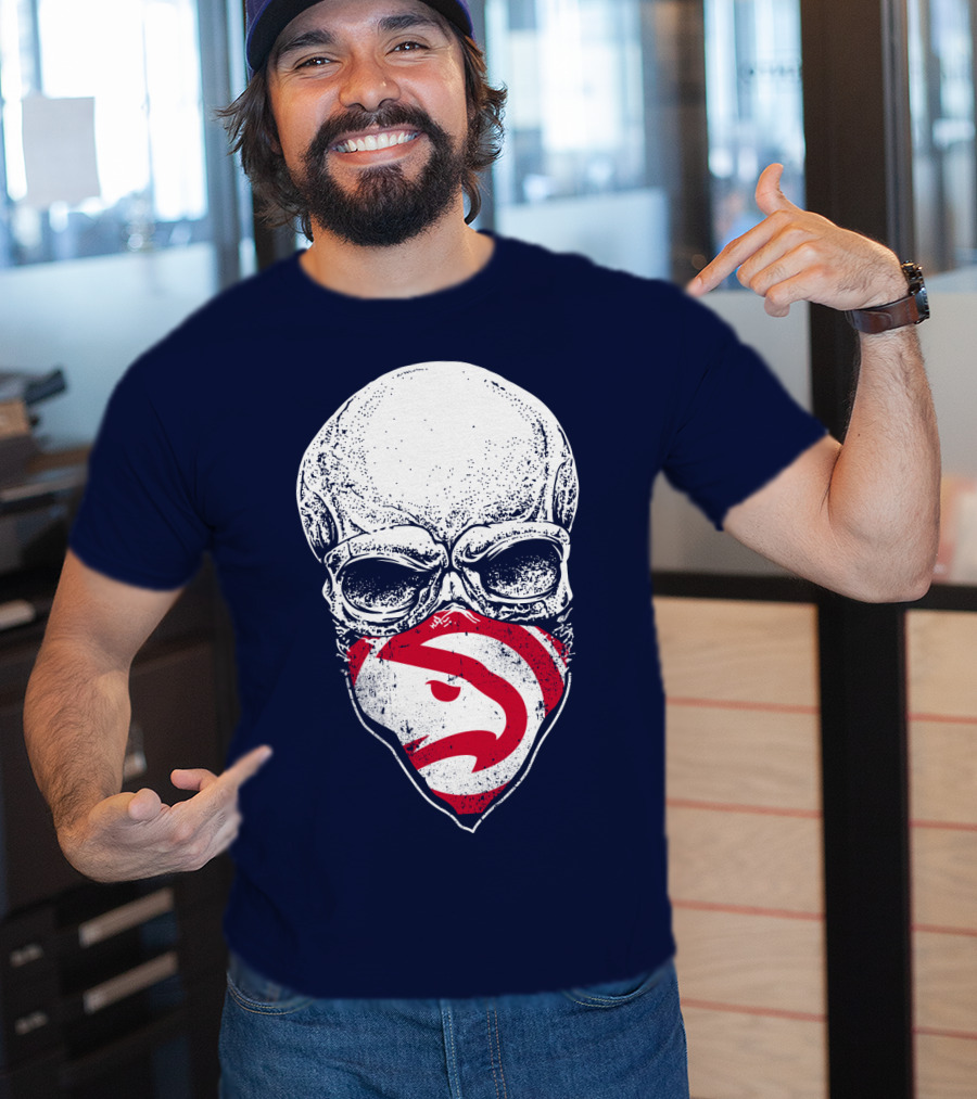 Atlanta Hawks Skull T-Shirt