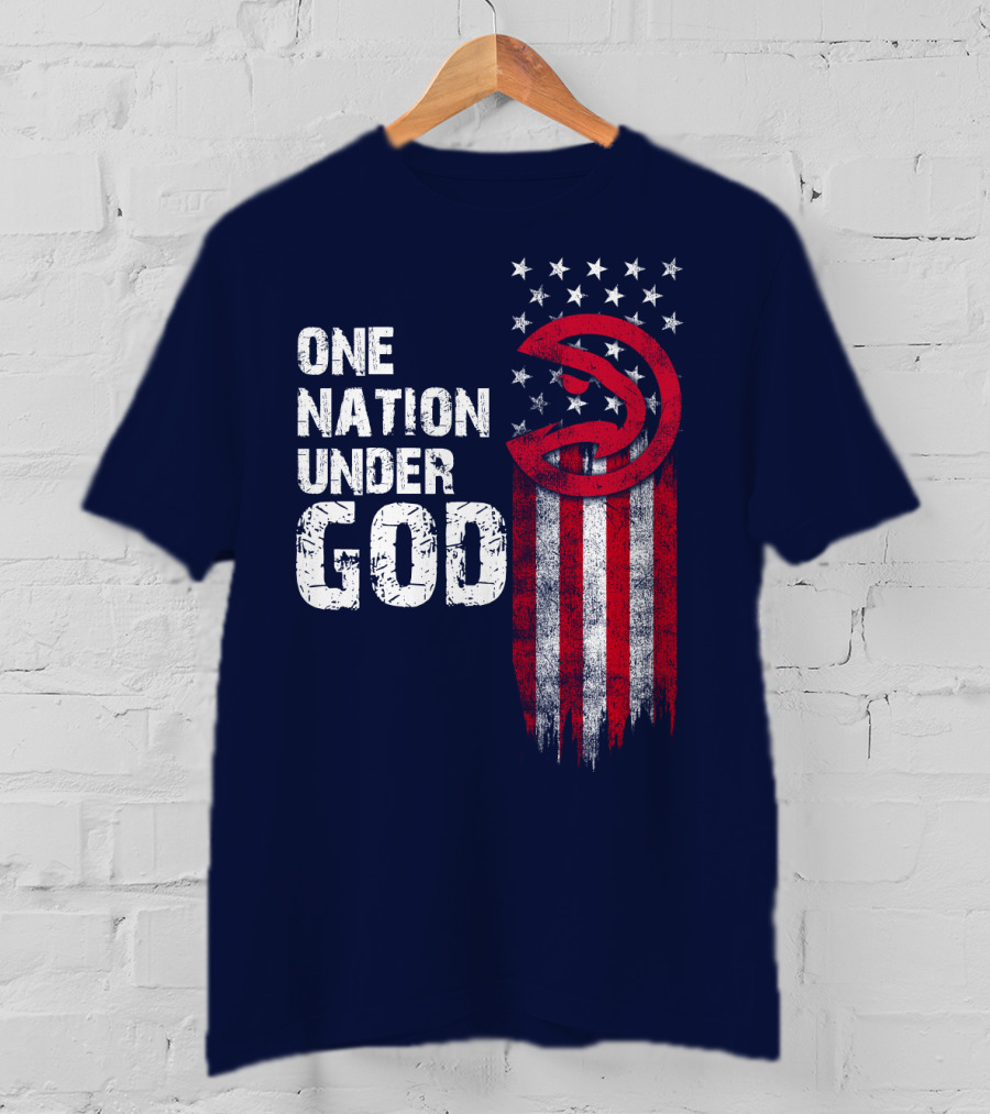 One Nation Under God Atlanta Hawks T-Shirt