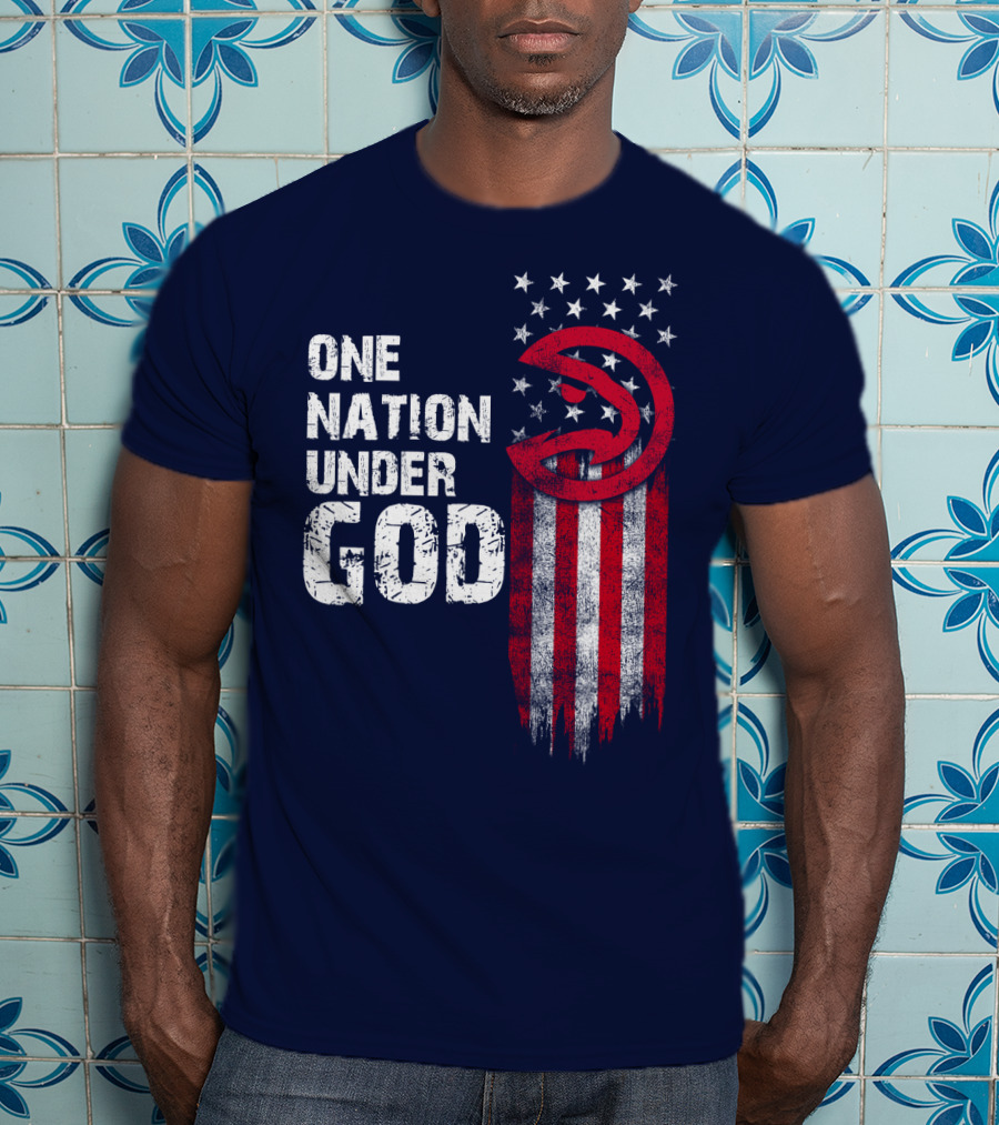 One Nation Under God Atlanta Hawks T-Shirt