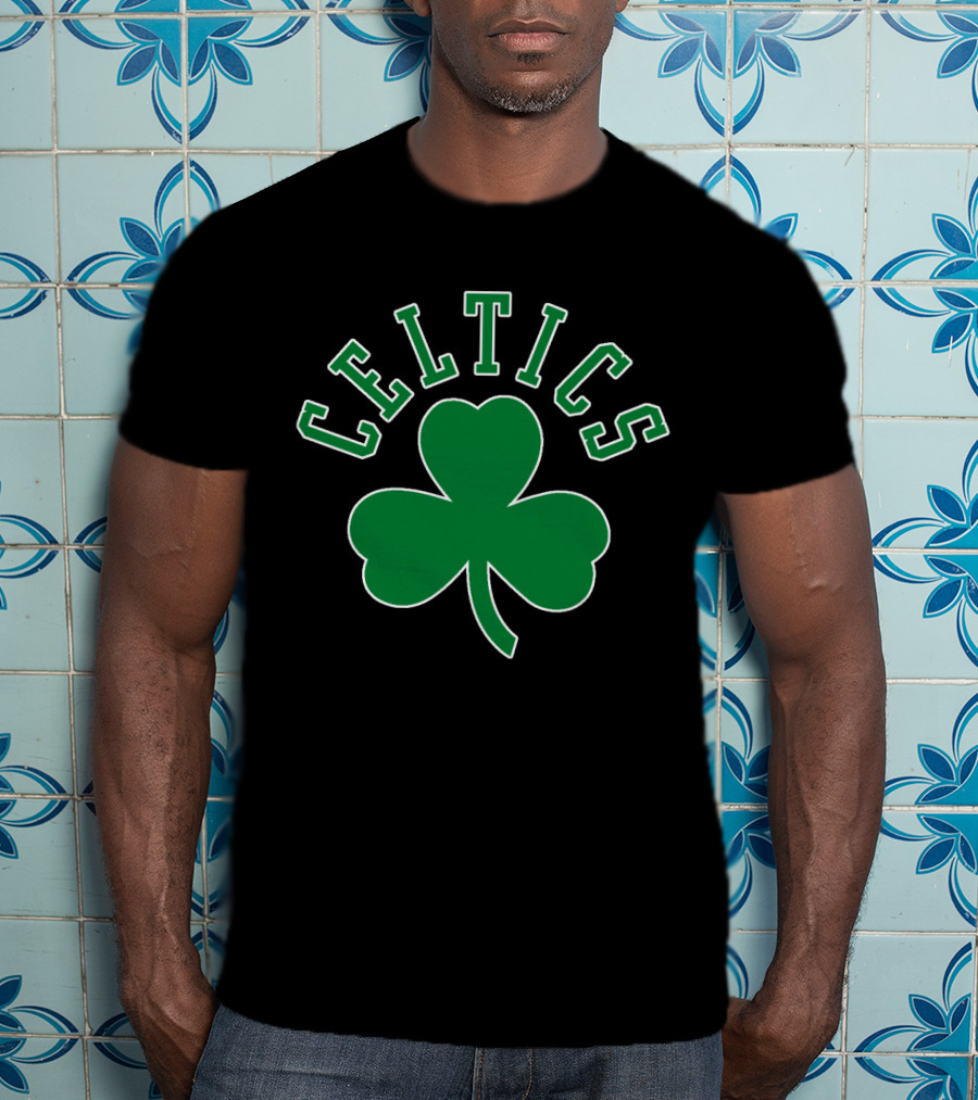 Boston Celtics Celtics Shamrock Iconic Nba Team T-Shirt