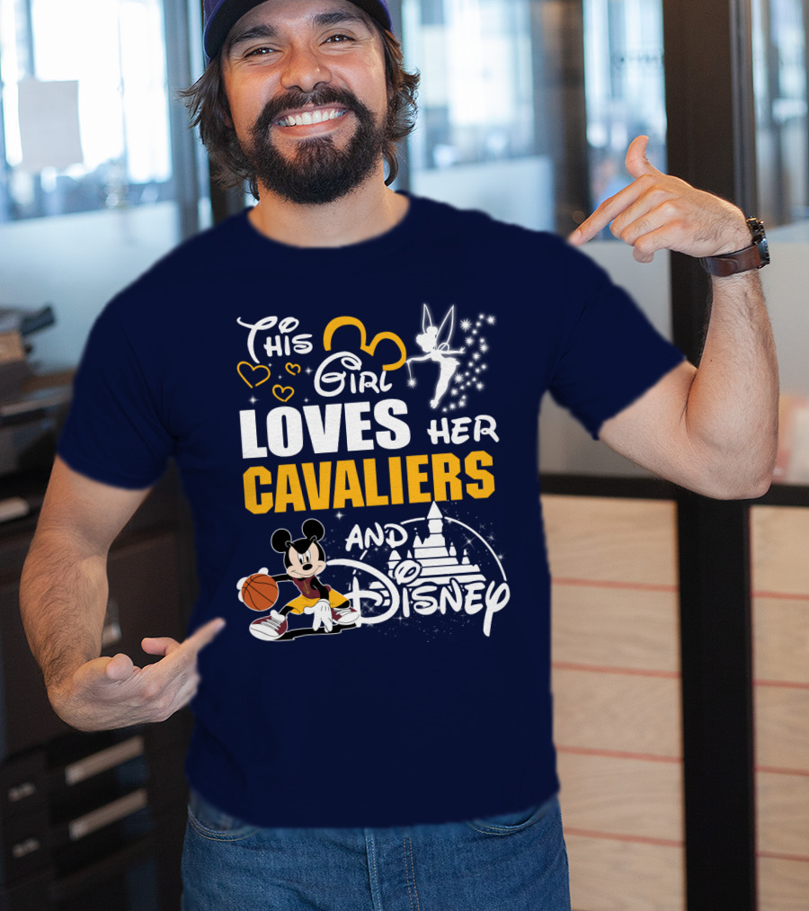This Girl Loves Her Cavaliers And Disney T-Shirt