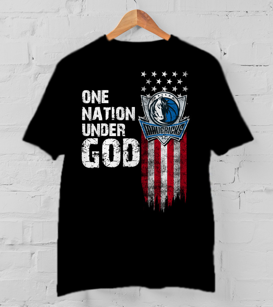 One Nation Under God Dallas Mavericks T-Shirt