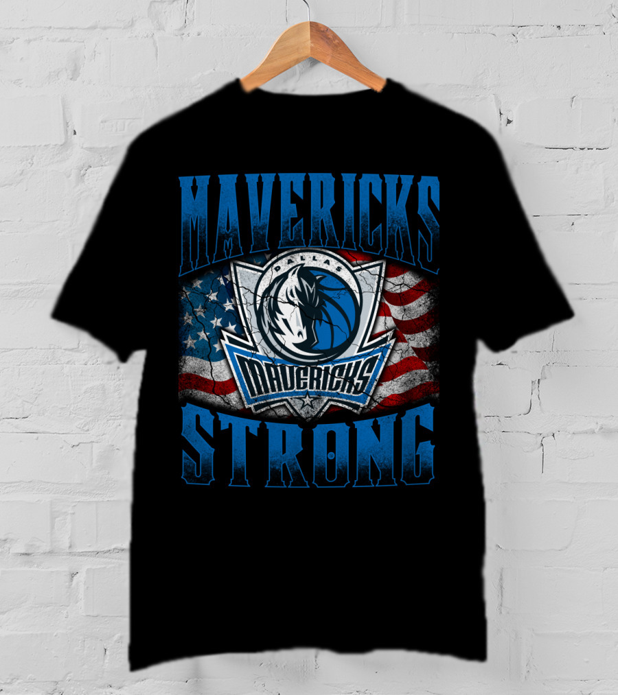 Mavericks Strong Dallas Flag T-Shirt