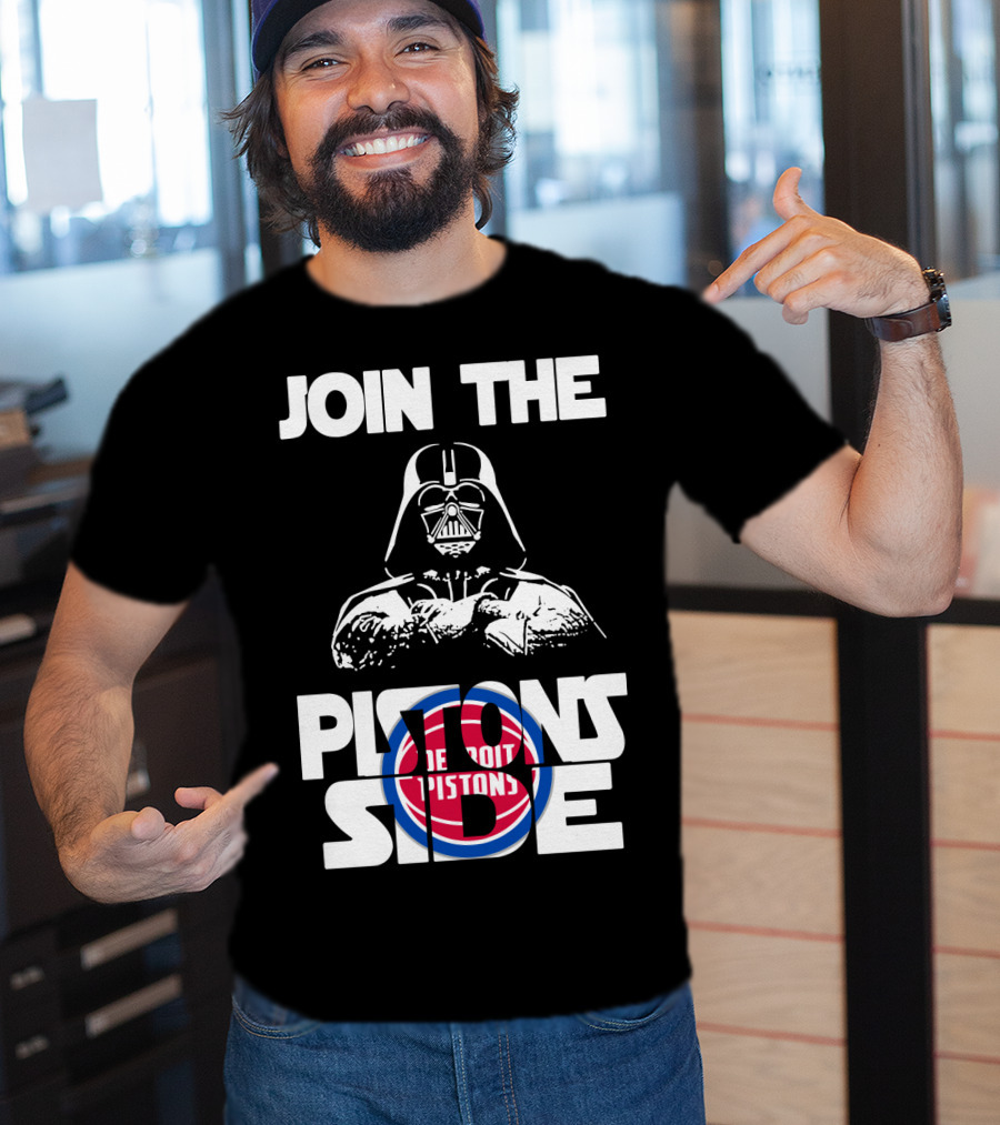 Join The Detroit Pistons Side T-Shirt