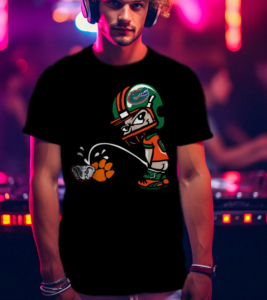 Florida Gators Rivalry Football Logo And Mascot Dispute T-Shirt