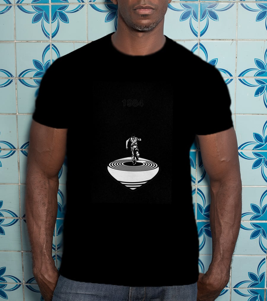 1984 Man Running On Hypnotic T-Shirt