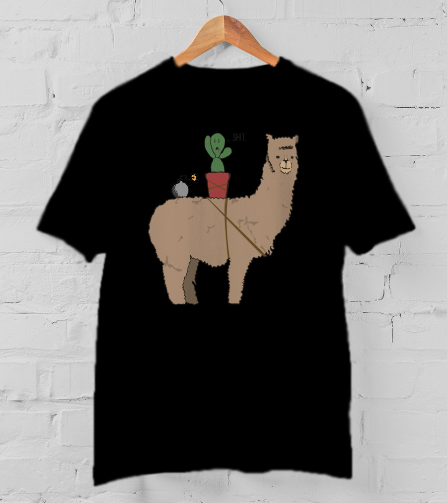 Alpaca Derp And Kektus Adventure With Explosive Humor T-Shirt