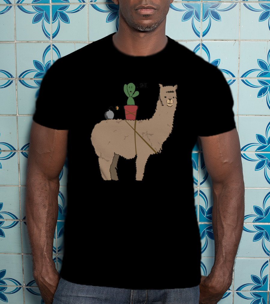 Alpaca Derp And Kektus Adventure With Explosive Humor T-Shirt