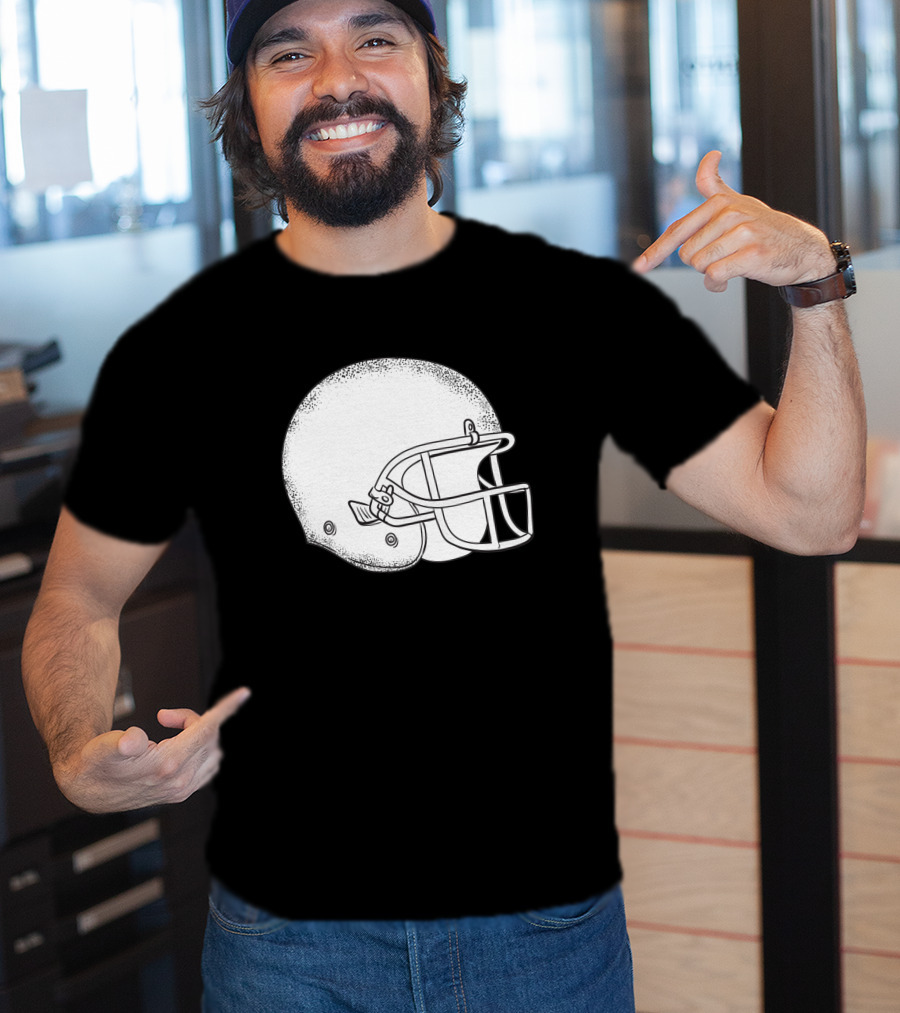 American Football Helmet T-Shirt