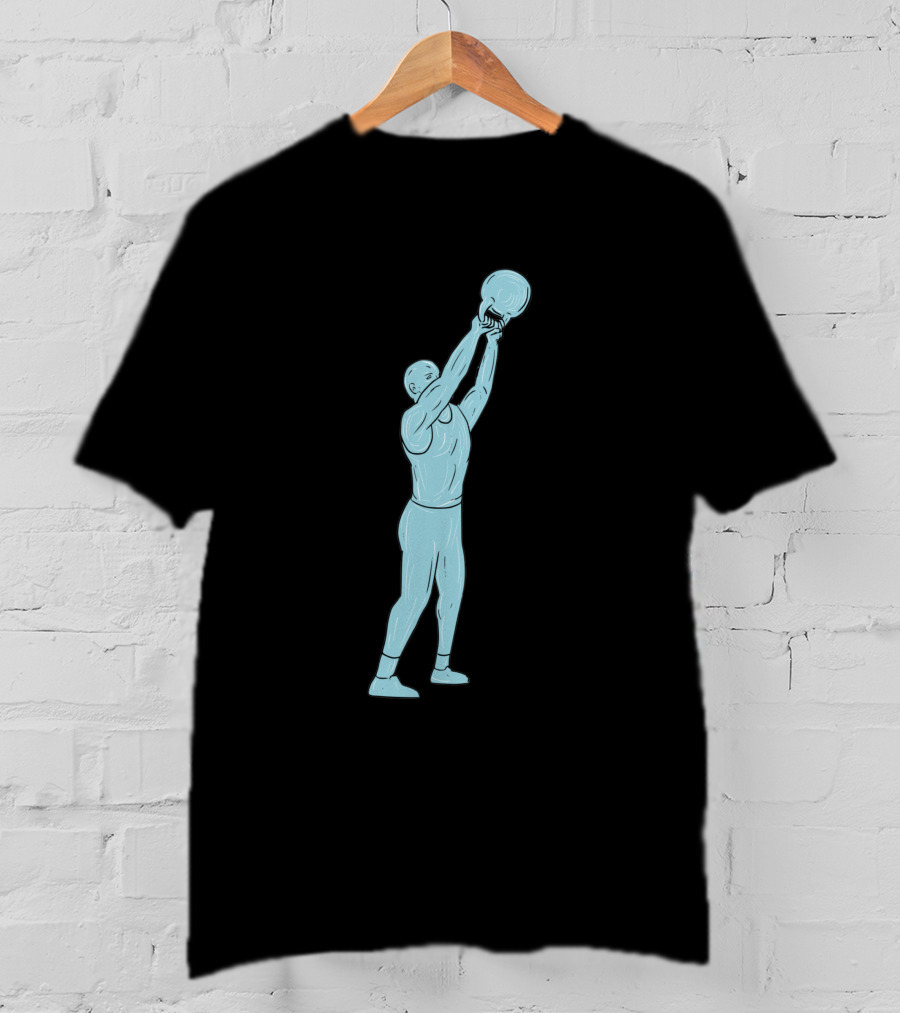 Kettlebell Swing Athlete Fitness Workout T-Shirt