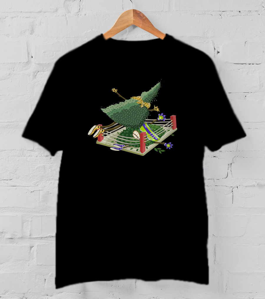 Boxing Tree Wrestling The Forest Ring T-Shirt