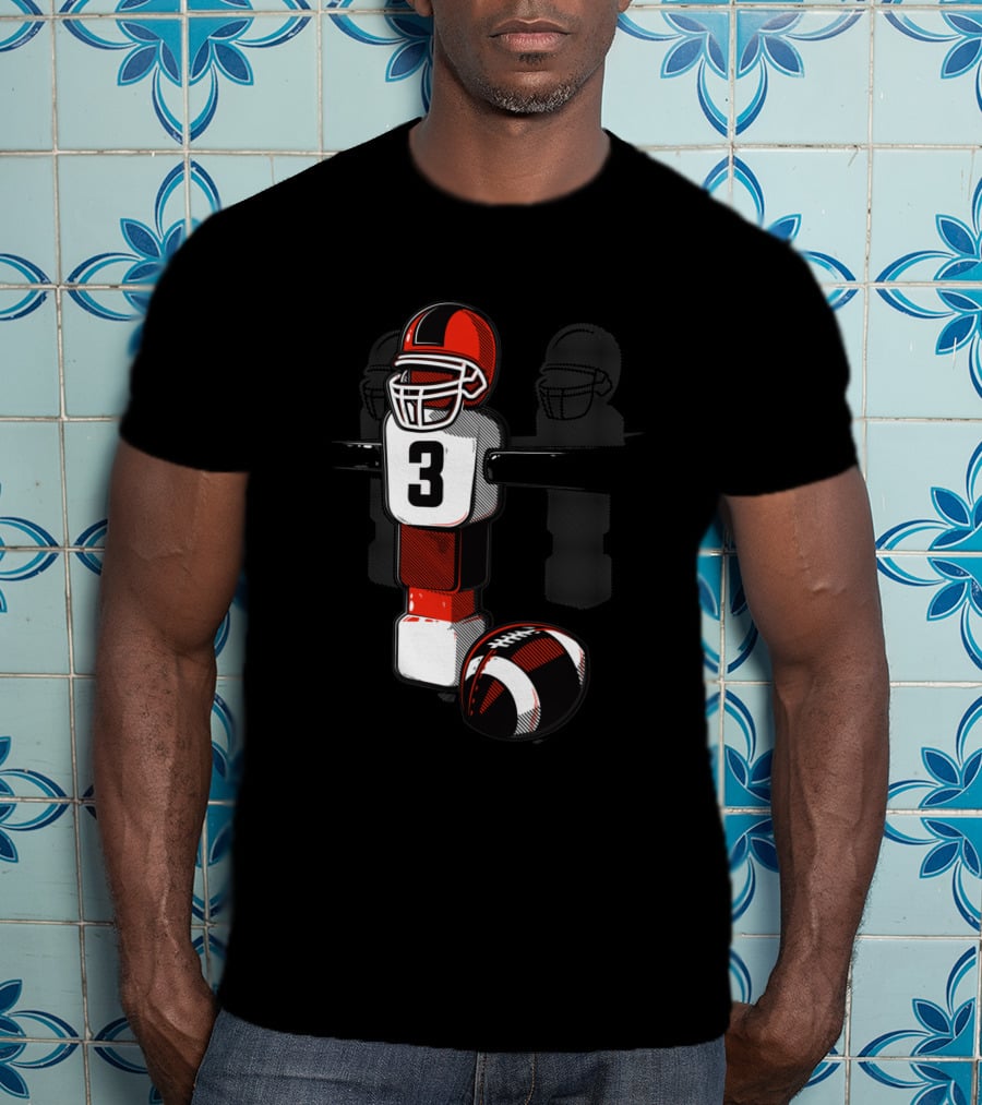 American Table Football 3 Player Foosball 665666 T-Shirt