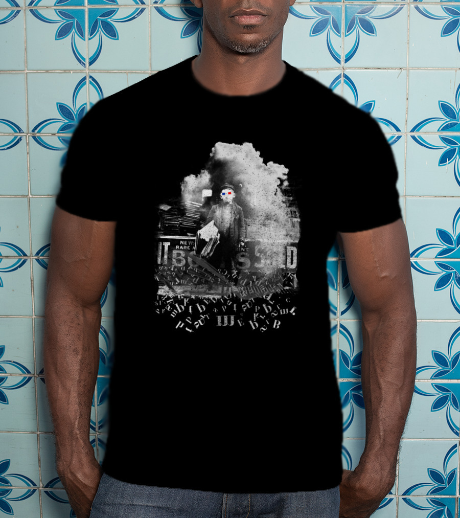Ancient Geeks Rare Books III Spectacles Cloud Typography T-Shirt