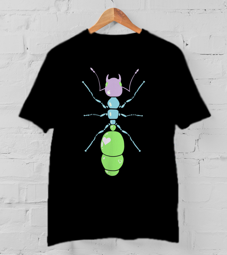 Ants 293453 Pastel Heart Accents T-Shirt