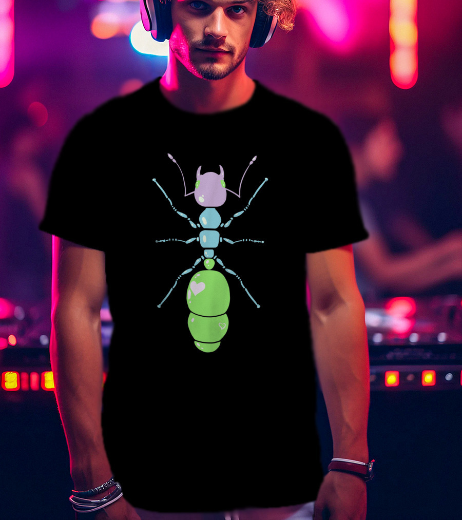 Ants 293453 Pastel Heart Accents T-Shirt