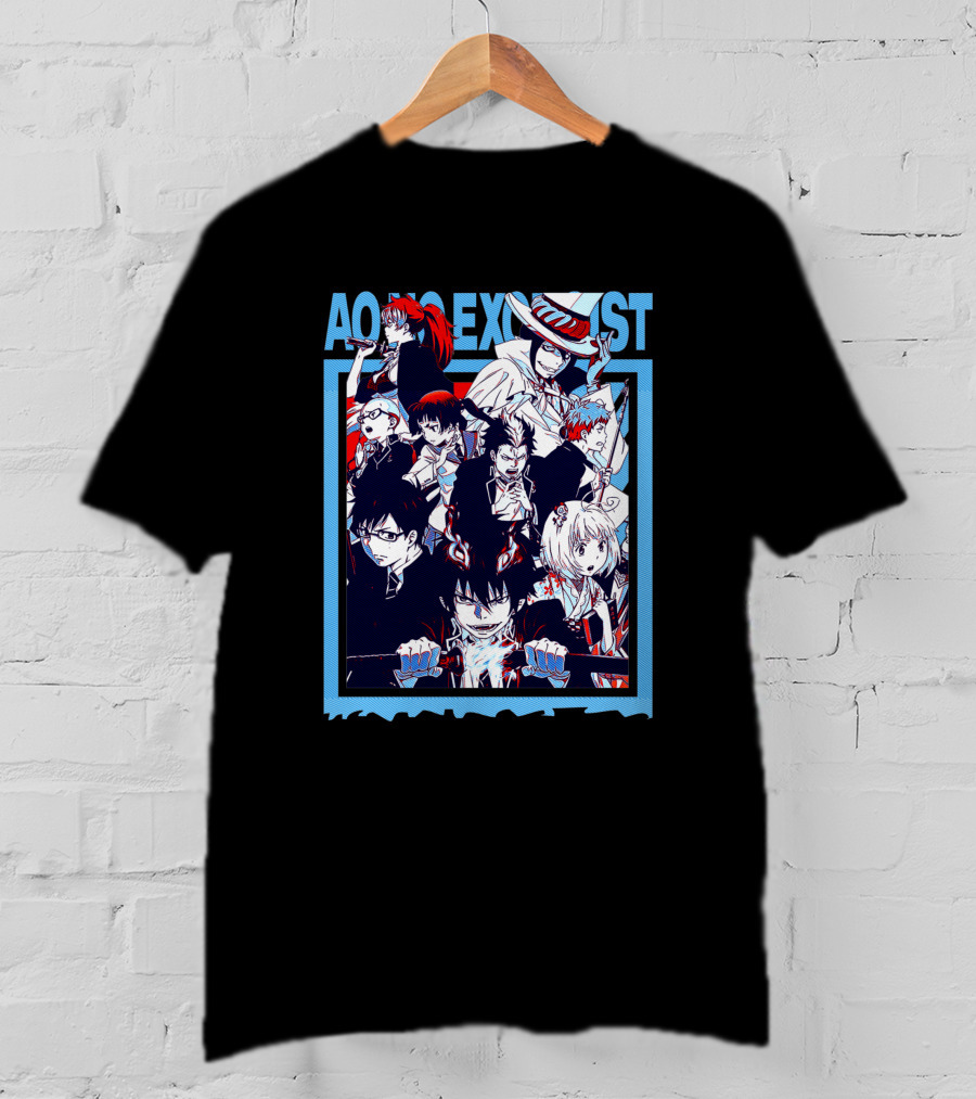 Ao No Exorcist 1477803 Anime Characters Collage T-Shirt
