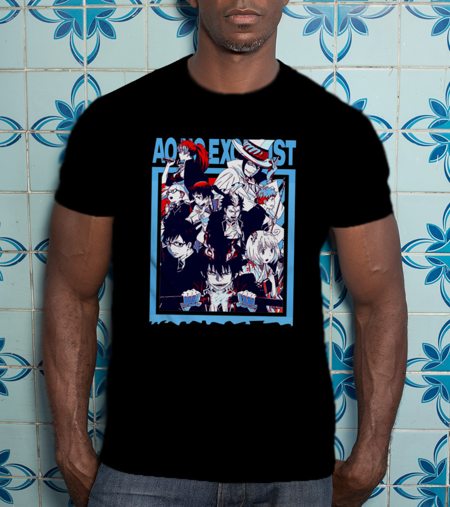 Ao No Exorcist 1477803 Anime Characters Collage T-Shirt