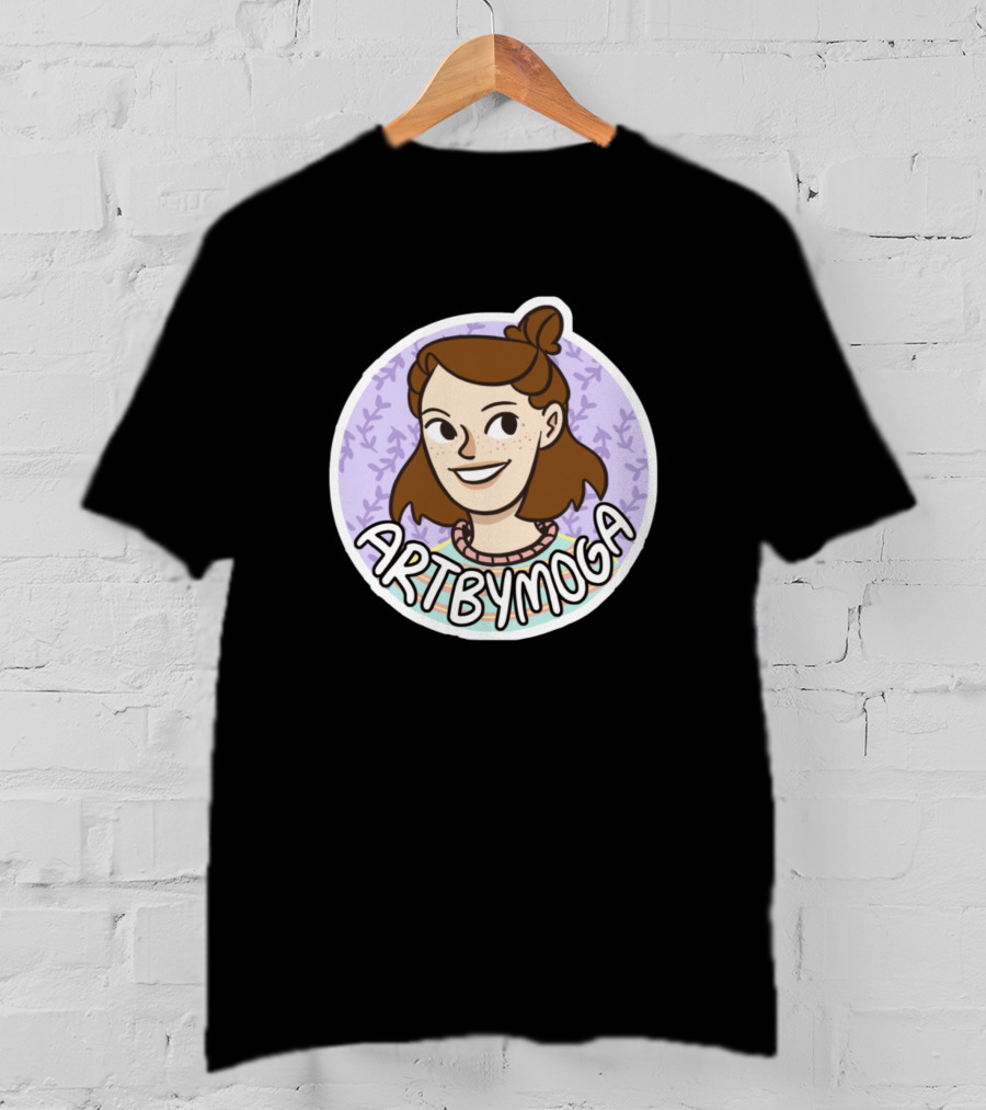 Artbymoga Pocket Sized Cartoon Character Illustration 784209 T-Shirt