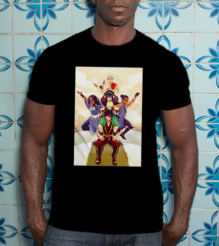 Avatar The Last Airbender Team Pyramid Clouds Sun 1367133 T-Shirt
