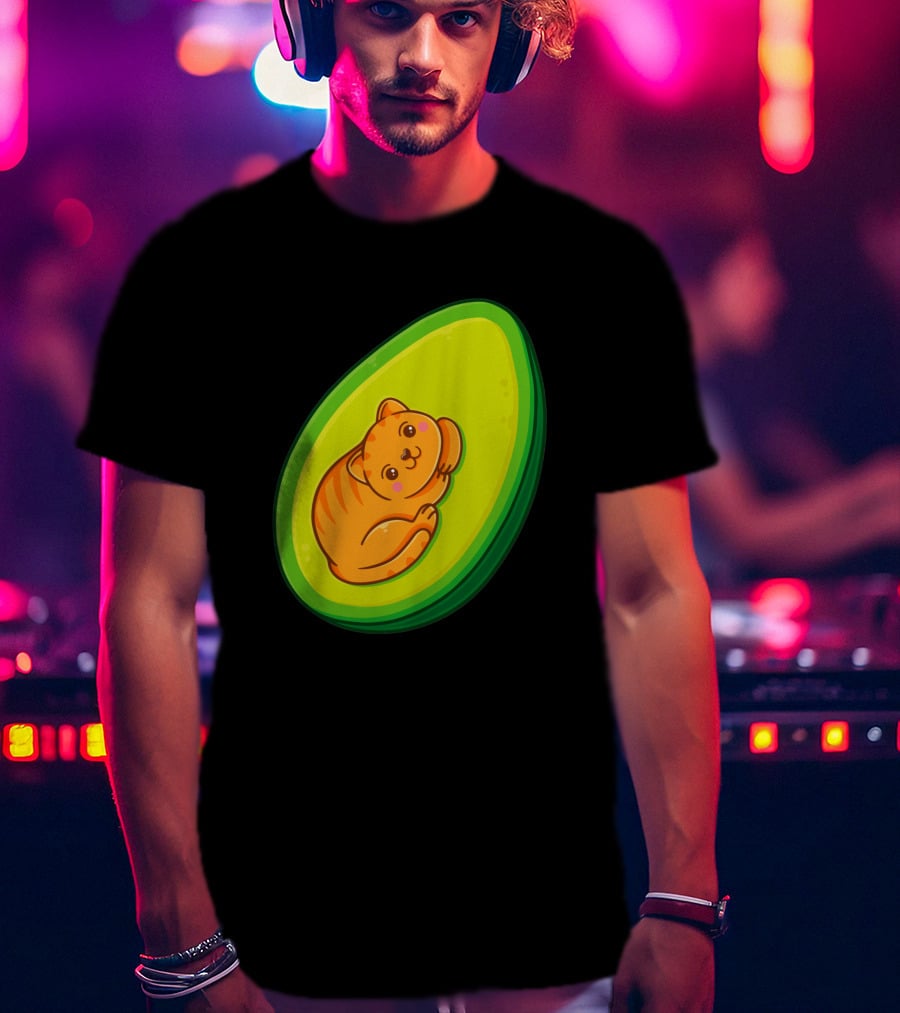 Avocato Cute Cat In Avocado 1635797 T-Shirt