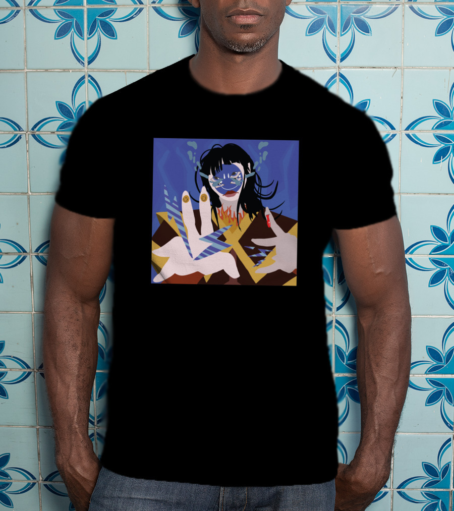 Azula 1540907 Blue Flames Avatar Character Concept T-Shirt
