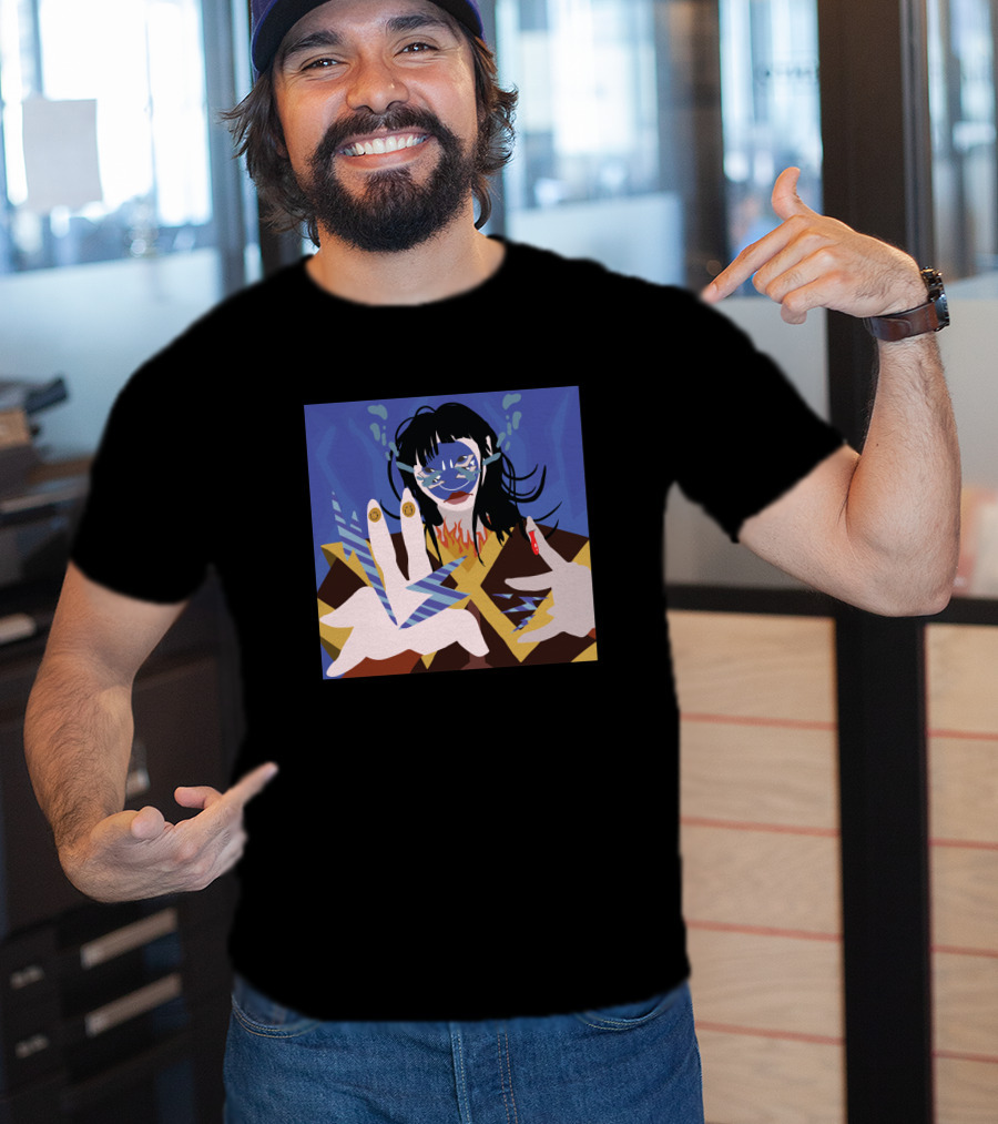 Azula 1540907 Blue Flames Avatar Character Concept T-Shirt
