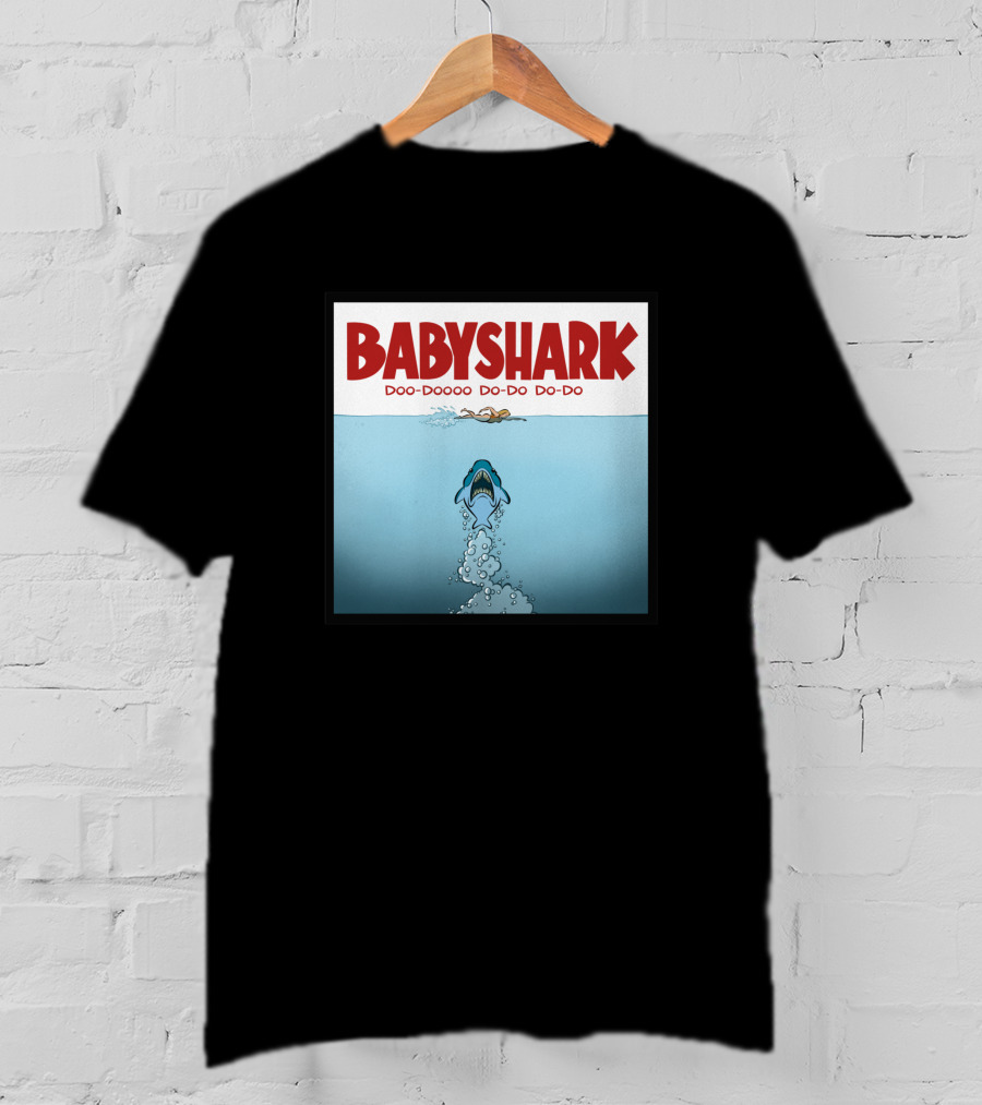 Baby Shark Doo-Doooo Do-Do Do-Do Parody Of Jaws T-Shirt