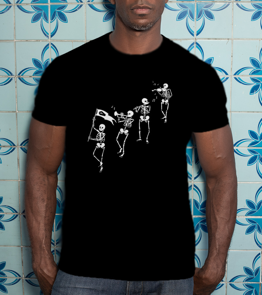 Bag O' Bones Boogie Skeleton Parade Music 1739405 T-Shirt