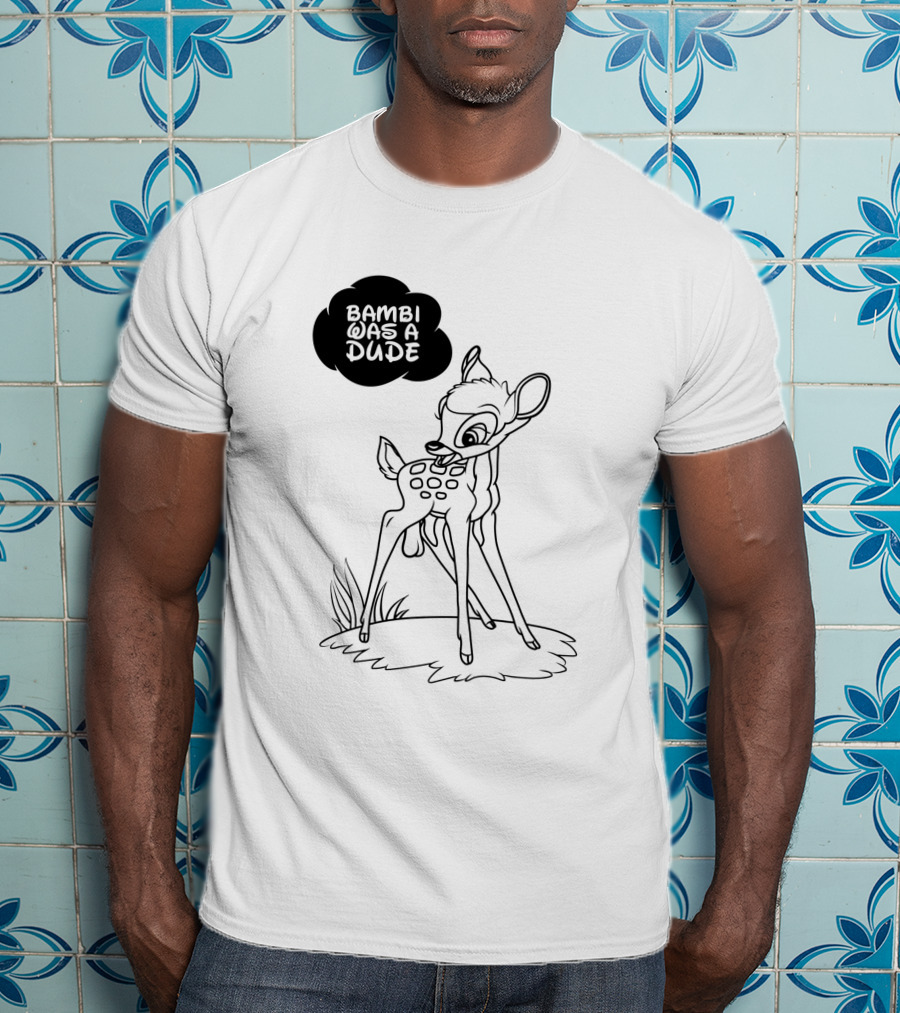Bambi Was A Dude Deer Cartoon Classic T-Shirt
