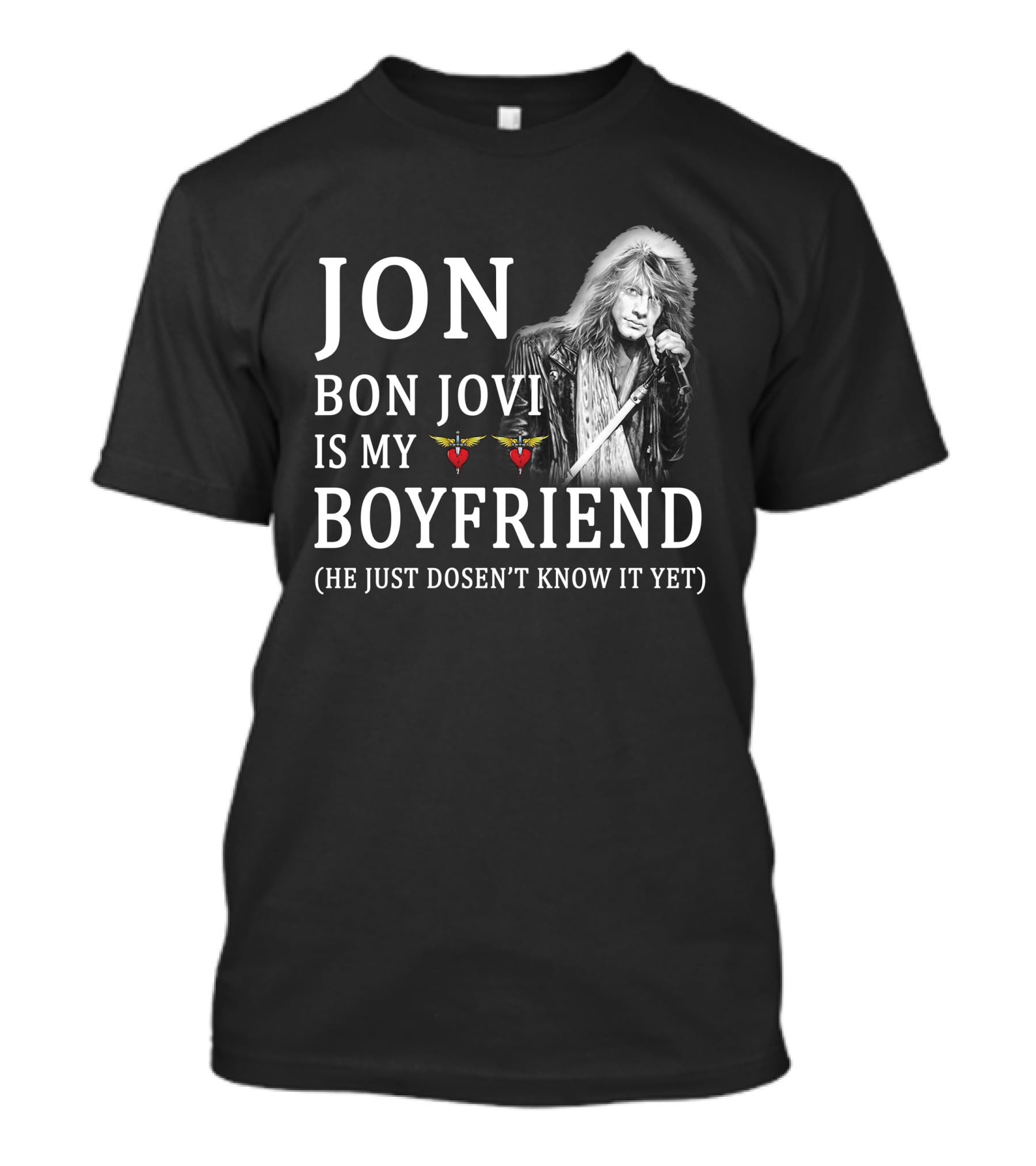 Style BJV 45 VI Iconic Heart Winged Rockstar T-Shirt