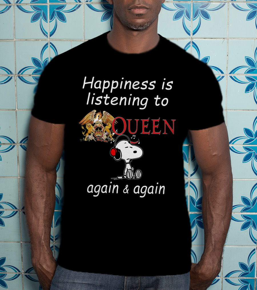 Queen Snoopy Headphones T-Shirt