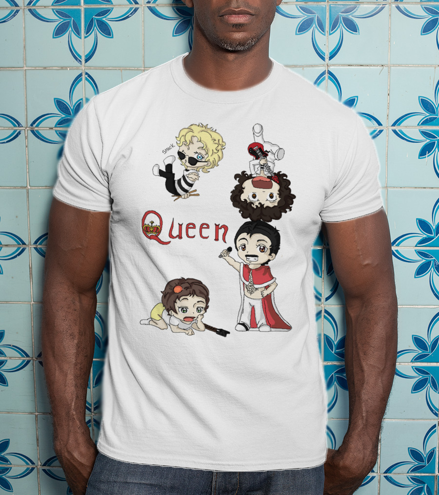 Queen Chibi Band Characters T-Shirt