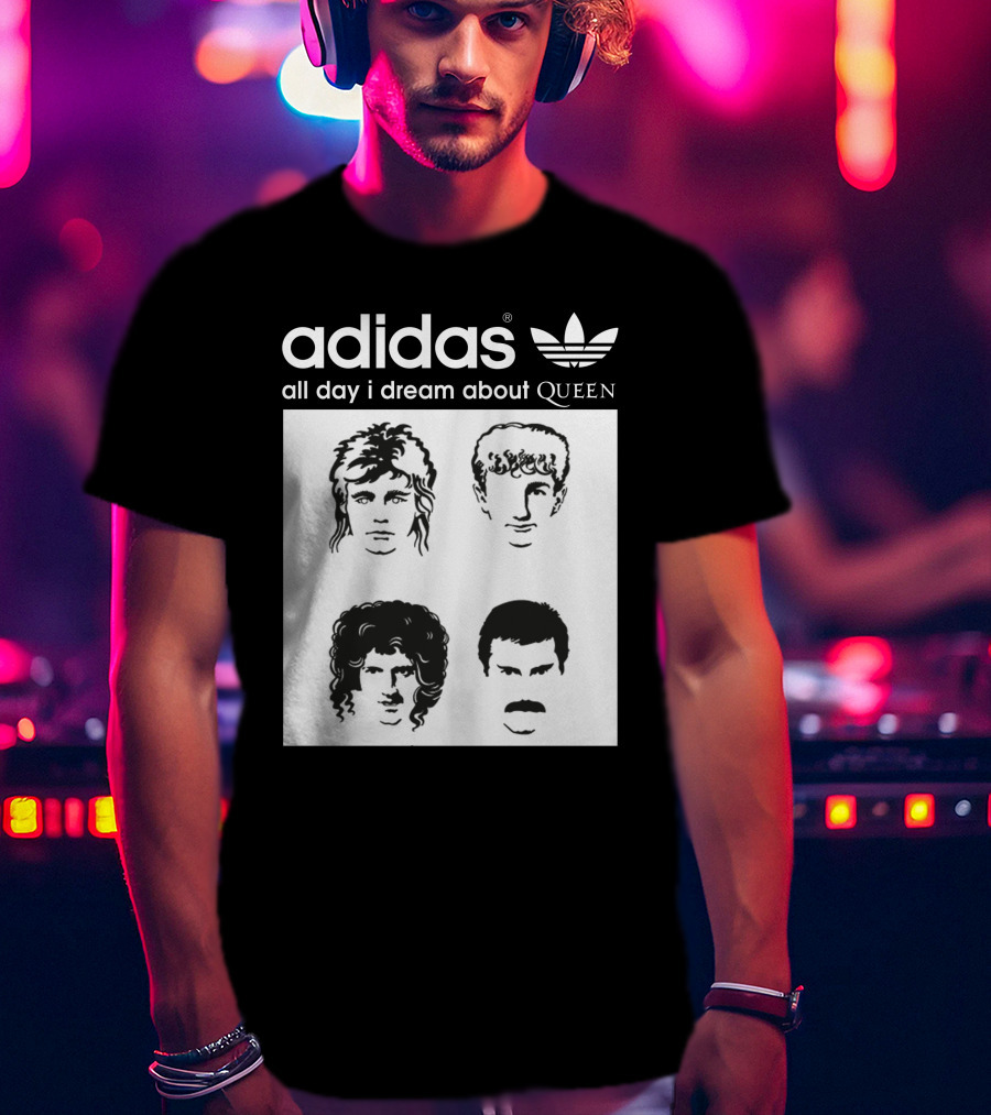Queen Band Members Iconic Faces 19 T-Shirt